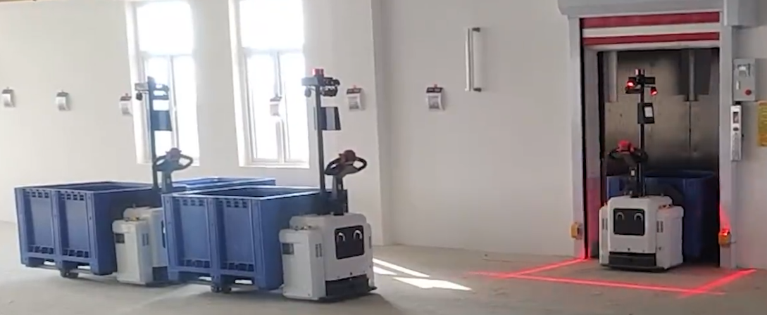 Carretilla elevadora AGV X20 para almacenes de equipos contra incendios