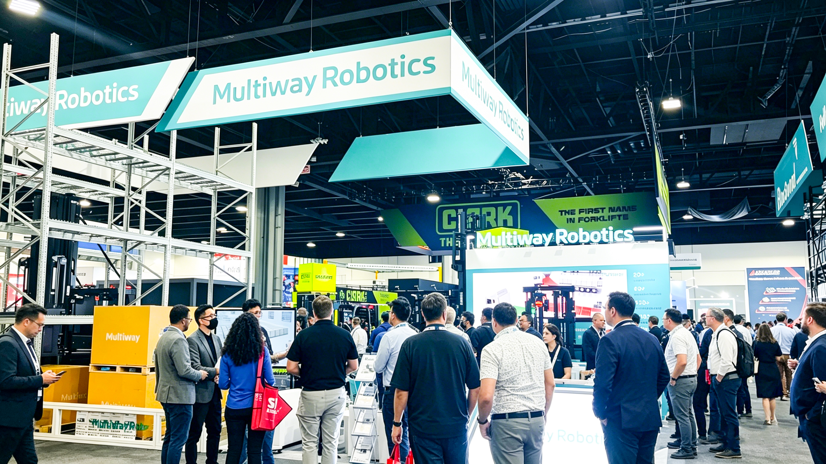 Altura de elevación de 16,5 m × Pasillo estrecho de 1,75 m × Capacidad de carga de 8.000 kg | Multiway Robotics en MODEX 2026, redefiniendo los estándares globales de eficiencia en el almacenamiento