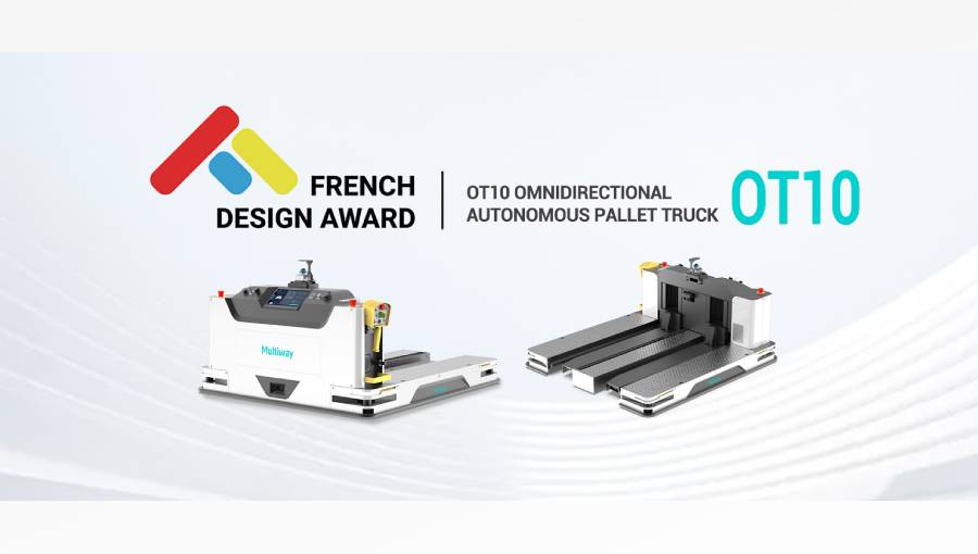 Lanzamiento de nuevo producto | Carretilla elevadora autónoma omnidireccional para palés OT10 de Multiway Robotics: Simplifica las tareas de manipulación complejas