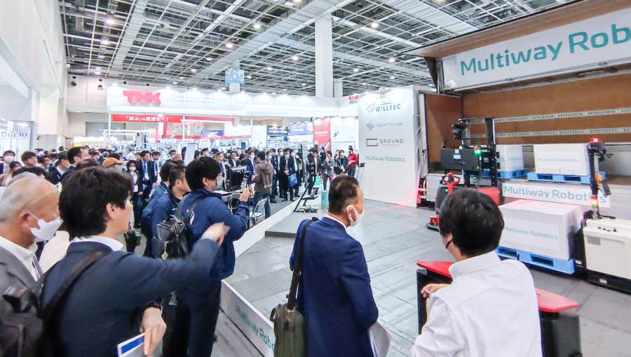 Multiway Robotics Junto com Parceiros na Exposição de Logística de Kansai do Japão 2024, Liderando a Inovação Logística com Produtos Inovadores