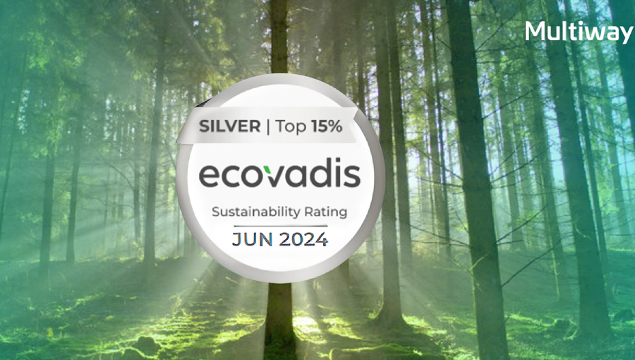 Entre os 15% das Empresas Avaliadas Globalmente, Multiway Robotics Recebe pela Primeira Vez a Medalha de Prata de Desenvolvimento Sustentável da EcoVadis