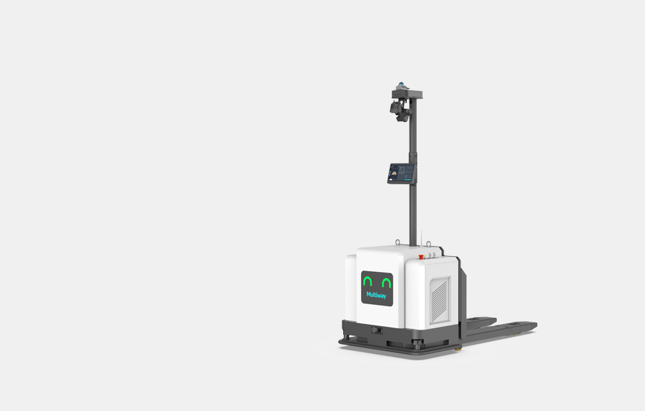 Empilhadeira a Laser Não Tripulada